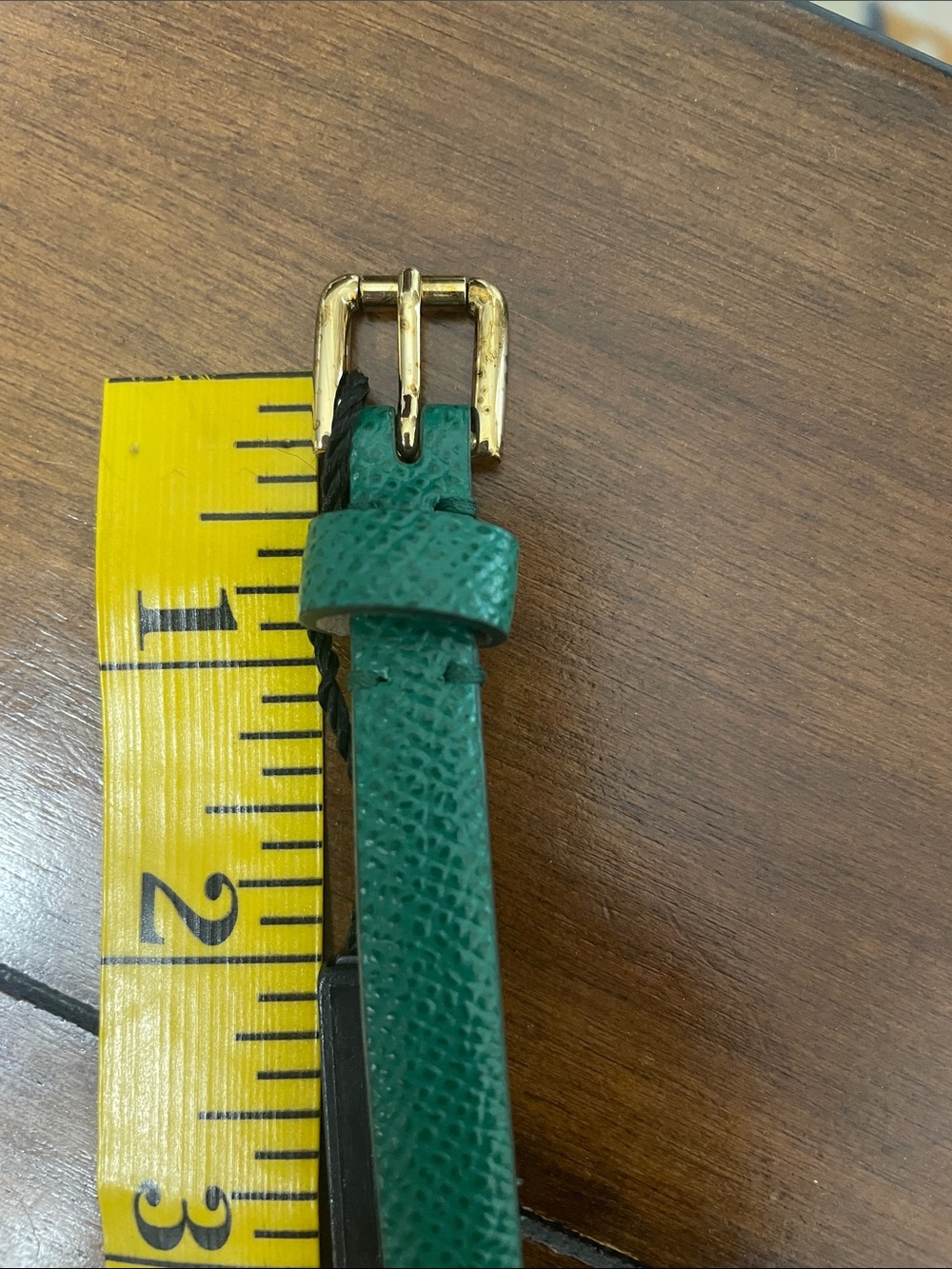 Authentic Dolce & Gabbana Crystal Green Floral Crystal Belt Strap NIB dust bag - Picture 5 of 12